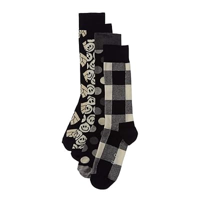 Men's Black White Happy Socks Gift Box, Shoe Size Ethiopia Ubuy