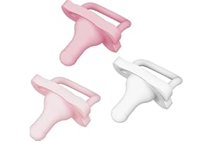 DR. BROWN'S Dr. Brown’s HappyPaci 100% Silicone Pacifier 0-6m, BPA Free, White, Pink, Light Pink 3-Pack