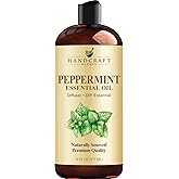Handcraft Blends Peppermint Essential Oil - Huge 16 Fl Oz - for Candle Making, Soap Making, Diffusers, and Aromatherapy