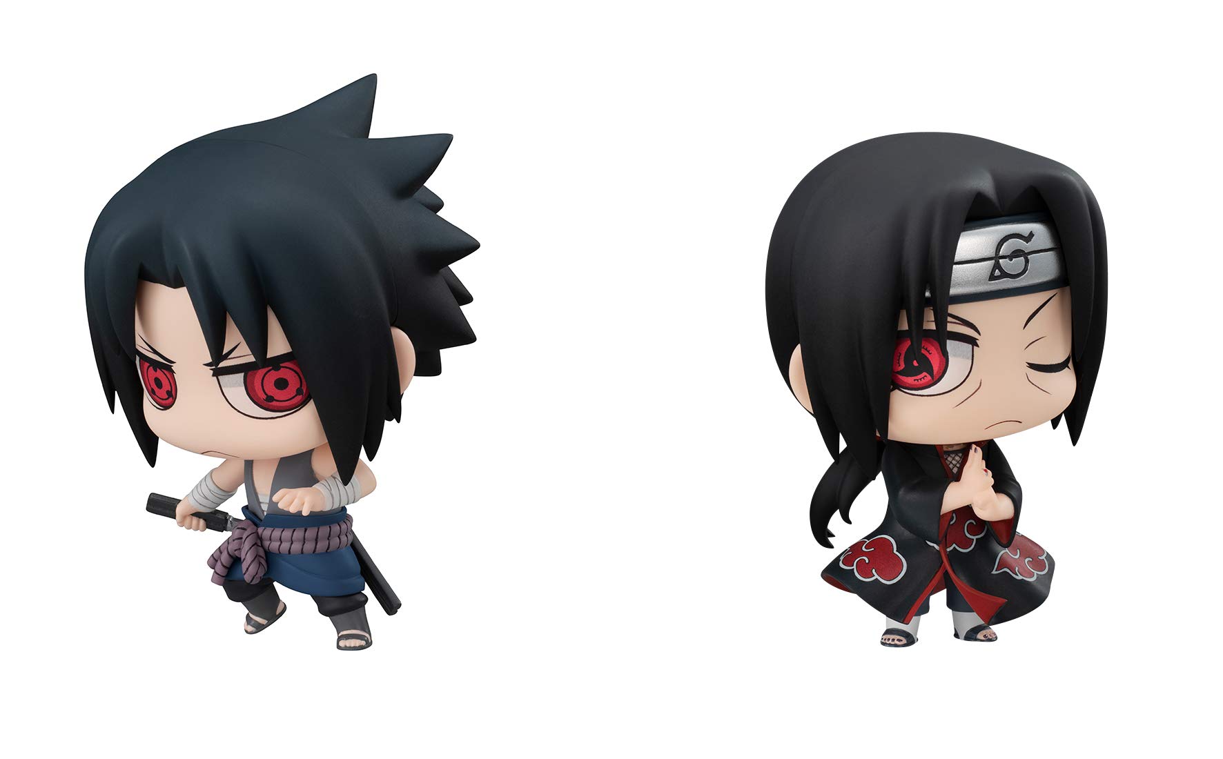 Chimi Mega Buddy Series! NARUTO Shippuden Sasuke Uchiha & Itachi - Brothers Confrontation Set