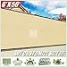ColourTree 6' x 50' Beige Fence Privacy Screen Windscreen, Commercial Grade 170 GSM Heavy Duty, We Make Custom Size
