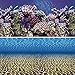Vepotek Aquarium Background Ocean Seabed /Coral Reef Double sides (36WX24H)