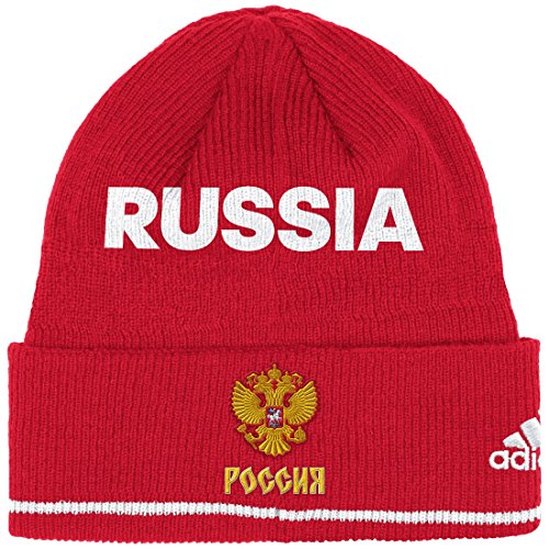 Team Russia 2016 World Cup of Hockey Adidas Cuffed Knit Beanie