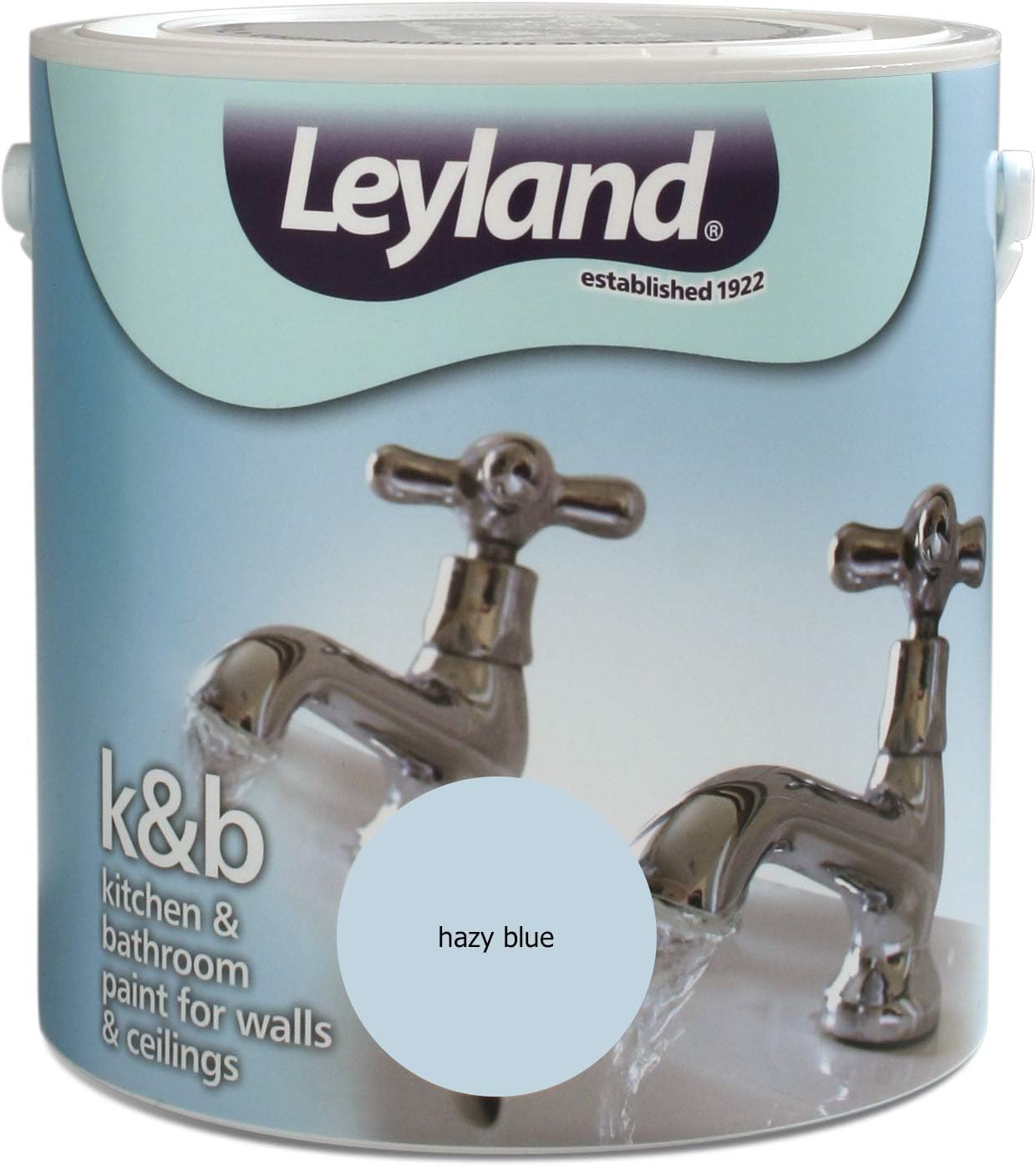 Leyland 303525 Emulsion Paint, Crystal Blue, 2.5 Litre