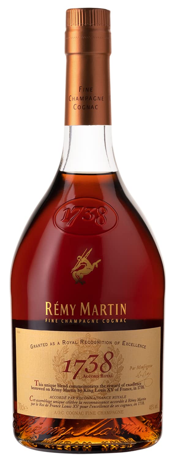 Remy Martin 1738 Accord Royal 40% vol. (1 x 0,7l) – Premium-Cognac aus Frankreich in hochwertiger Geschenkverpackung 2