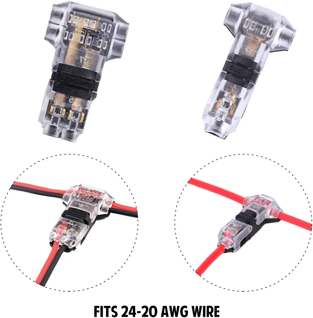 BRILLIANCE4U Low Voltage Wire Connectors, No Wire Stripping