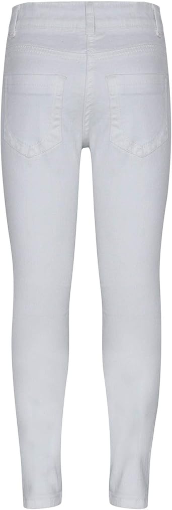 white stretchy jeans