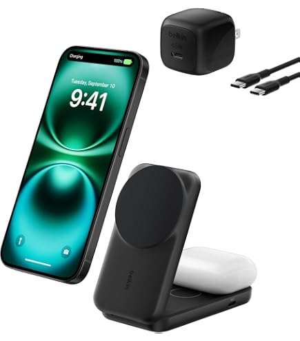 Caricatore Wireless PixelSnap Con Supporto Regolabile - Ricarica Qi2 Fino A 25W, Per Pixel 10 E Dispositivi Compatibili