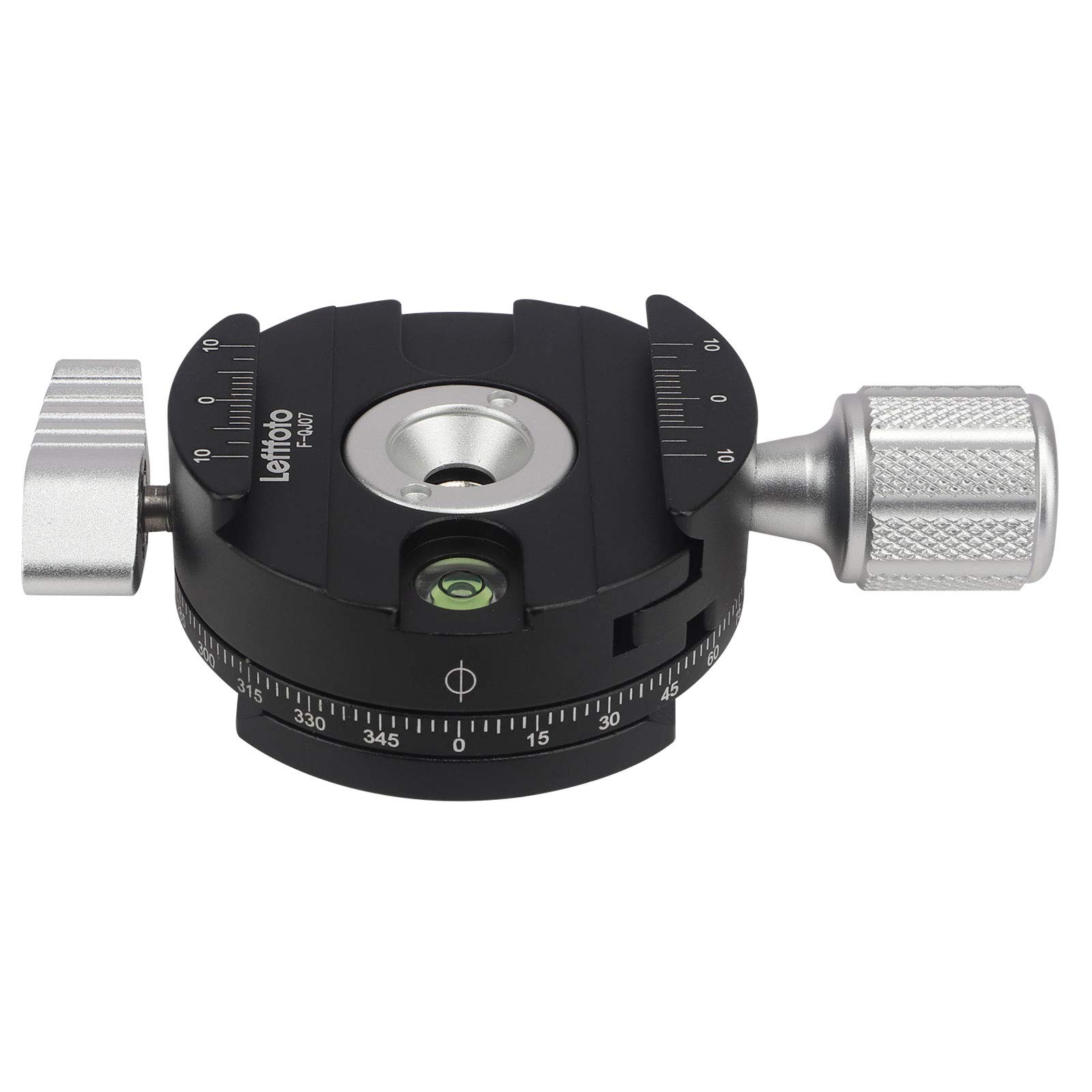 Camera Mini Panoramic Panning Base 360°Panoramic Head ,with 3/8 inch screw with Bubble Level hole compatible with Arca Swiss Style Plate,for Tripod Monopod DSLR Cameras