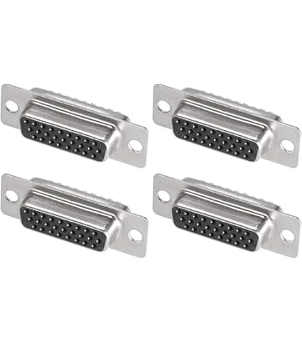 Uxcell D-sub Connector DB26 Female Socket 26-pin 3-row Port Terminal