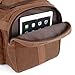 Plambag Large Canvas Duffel Bag Overnight Travel Tote Weekend Bag(Coffee)