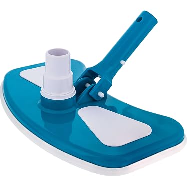 Clip Per Manico Spazzola Piscina A V - Ricambio In ABS Per Testa Aspirazione E Asta Telescopica, Accessorio Piscina, 2 Pezzi, Blu