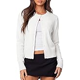 Darong Women's Lightweight Cardigan Sweater Long Sleeve Button Down Crew Neck Spring Outfits Fashion 2026 Clothing