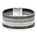 Swarovski Crystal Encrusted Wrap Bracelet for Women - Turn Heads with Rhinestones That Shimmer From Every Angle