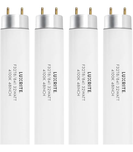 LUXRITE F32T8/865 32W 48 Inch T8 Fluorescent Tube Light Bulb