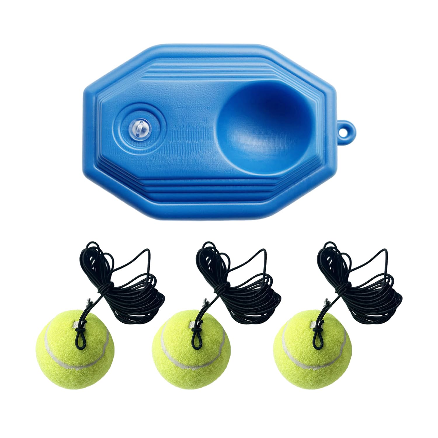 USHXVG 3 Stringed Tennis Balls, 1 Base, Rebound & Single Training Balls