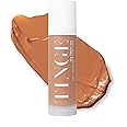 Tinge Tint Body Makeup, Lasts Up to 48 Hours, Medium Coverage Cream With Amino Acids, Hyaluronic Acid & Lysine, Semi Matte Finish, Water & Transfer Resistant, Fragrance Free, 3.38 Fl Oz - Tan Cool