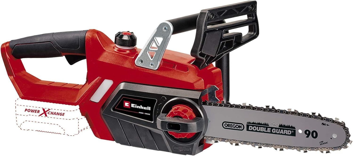 Einhell Cordless Chainsaw 18V Power X-Change, 10 Inch (25cm) Electric Chainsaw Cordless with Oregon Bar and Chain, Without Battery GE-LC 18/25 Li Solo — image 1
