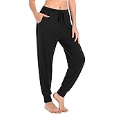Envlon Womens Yoga Pants Loose Lightweight Workout Sweatpants Drawstring Comfy Joggers Casual Lounge Pants with Pockets