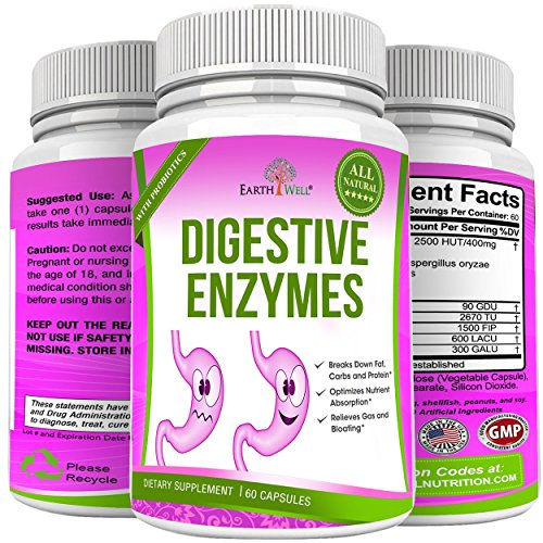 Best Digestive Enzymes with Bromelain & Probiotics Lactase Enzyme