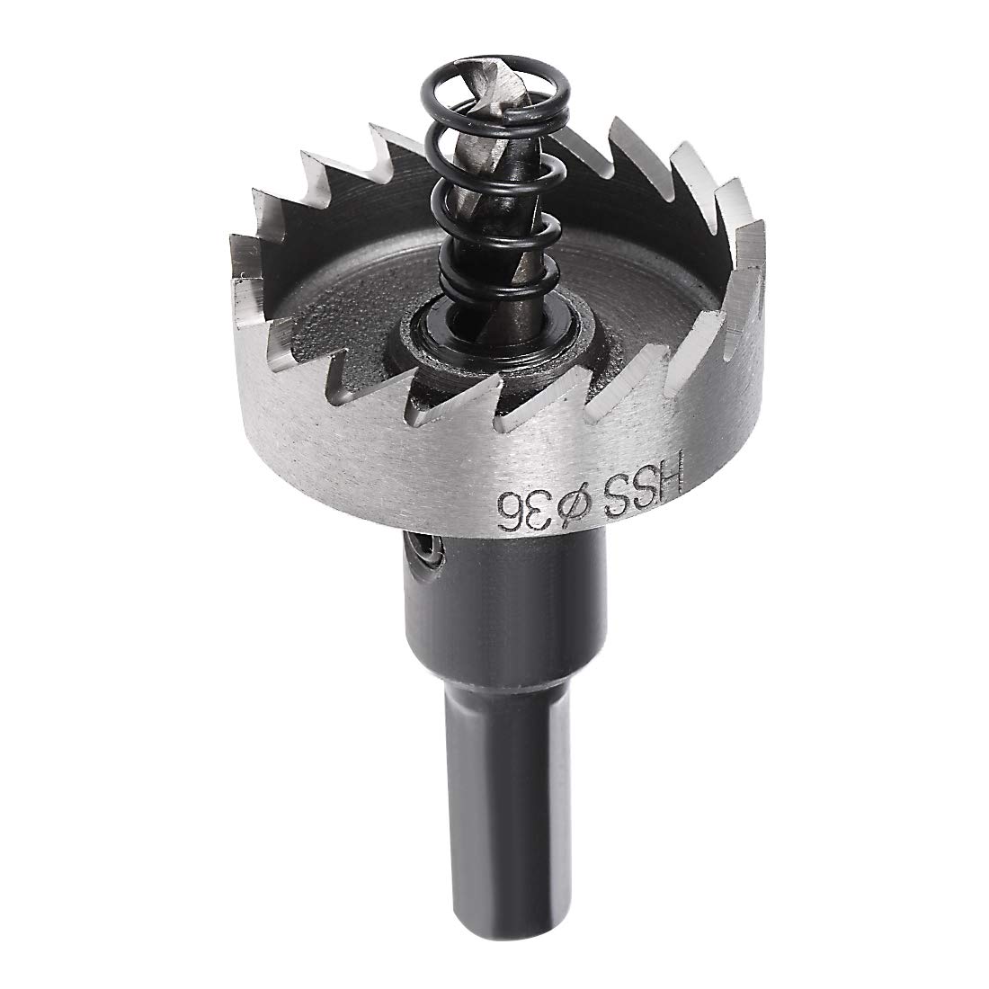 sourcingmap 36mm High Speed Steel HSS Drill Bit Hole Saw Cutter for Metal Alloy Wood