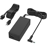 Aremeral 65W 45W 4.5*3.0mm Blue Tip AC Charger Compatible with HP 213349-109 L25296-001/2/3 741727-001 Pavilion Notebook Stre