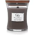 WoodWick Medium Hourglass Candle, Sand/Driftwood - Premium Soy Blend Wax, Pluswick Innovation Wood Wick, Made in USA