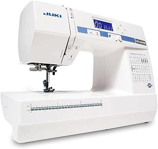 Juki HZL-LB5100 Computer-Nähmaschine mit 100 Nähprogramme (Nutz- Elastisch- und Dekorativstiche), Automatisches Nähen, Freiarm, Anfänger, Multifunktionsdisplay