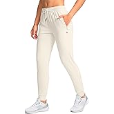 G Gradual Women's Joggers Pants with Zipper Pockets Tapered Running Sweatpants for Women Lounge, Jogging