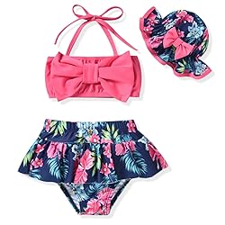 Infant Baby Girls Swimsuit Floral Bikini Two Pieces