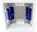 DRUT 1 Gang Dry Lining Back Box 47mm Pattress with Adjustable Lugs view 2