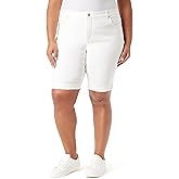 Gloria Vanderbilt Womens Amanda Bermuda High Rise Short Plus