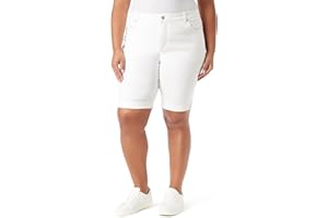Gloria Vanderbilt Womens Amanda Bermuda High Rise Short Plus