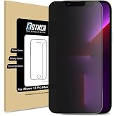 Mothca for iPhone 14 Plus/13 Pro Max 6.7-inch Matte Privacy Screen Protector with Alignment Sticker, Full Coverage Tempered Glass Anti-spy Anti-Glare Anti-Fingerprint Shield, Easy to Install