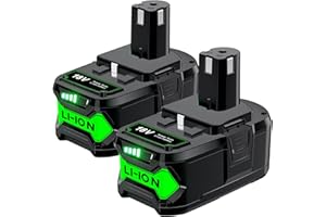 TURPOW Upgraded 7.0Ah Replacement for Ryobi 18V Lithium Battery Compatible with Ryobi 18 Volt ONE+ Plus P107 P108 P102 P103 P104 P105 P109 P122 Cordless Power Tools Packs