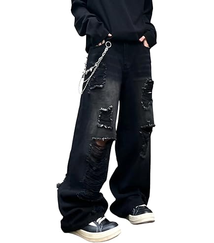 Lafaguw Cargo Jeans for Women Low Waist Baggy Pants Y2k | Baggy