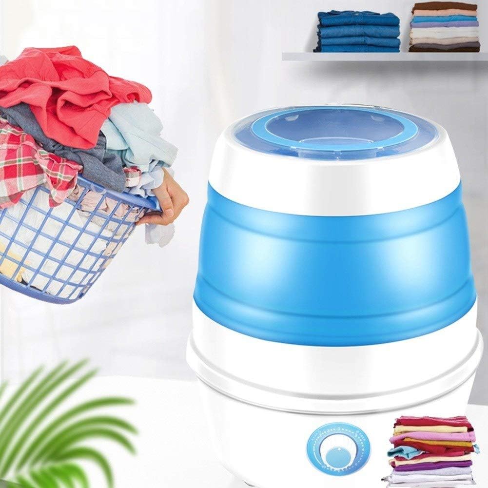 ZHAOW Portable Ultrasonic Turbine Washer, Mini Turbo Folding Laundry