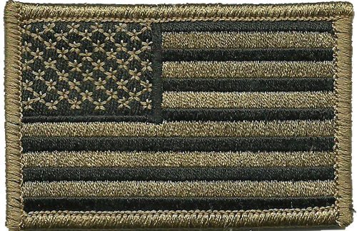 Shoulder Patch USA - Coyote Tan