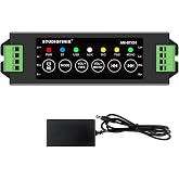 STUODIOFINIX 4-Channel Mini Bluetooth Amplifier 120w for Passive Speakers with TWS,AUX,MIC,USB,Replacement Part,Suitable for Wall/Ceiling/Marine/Bookshelf Speakers