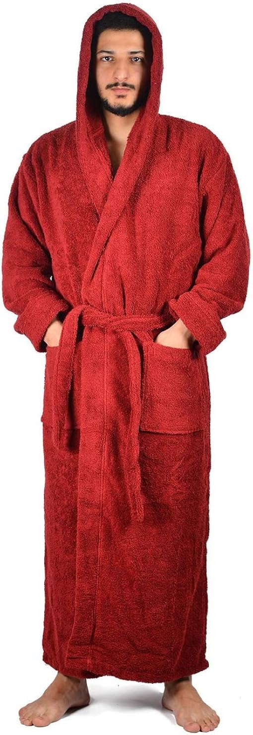men's full length turkish terry robe