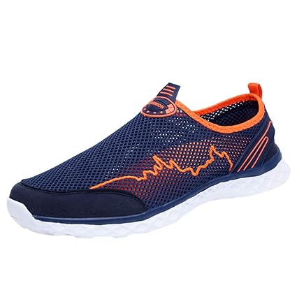 Luckycat Damen Badeschuhe Wasserschuhe Herren Aquaschuhe Strandschuhe Schnell trocknende Rutschfest Fitnessschuhe Schwimmschu