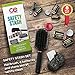 Battery Secret Stash, Hairbrush & Rock Diversion Safe Set By Coral Entertainments. AA, C & D Type Battery Pill Boxes – Ideal For Safely Hiding Money & Jewelry, Home, Car & Outdoors Secret Containers