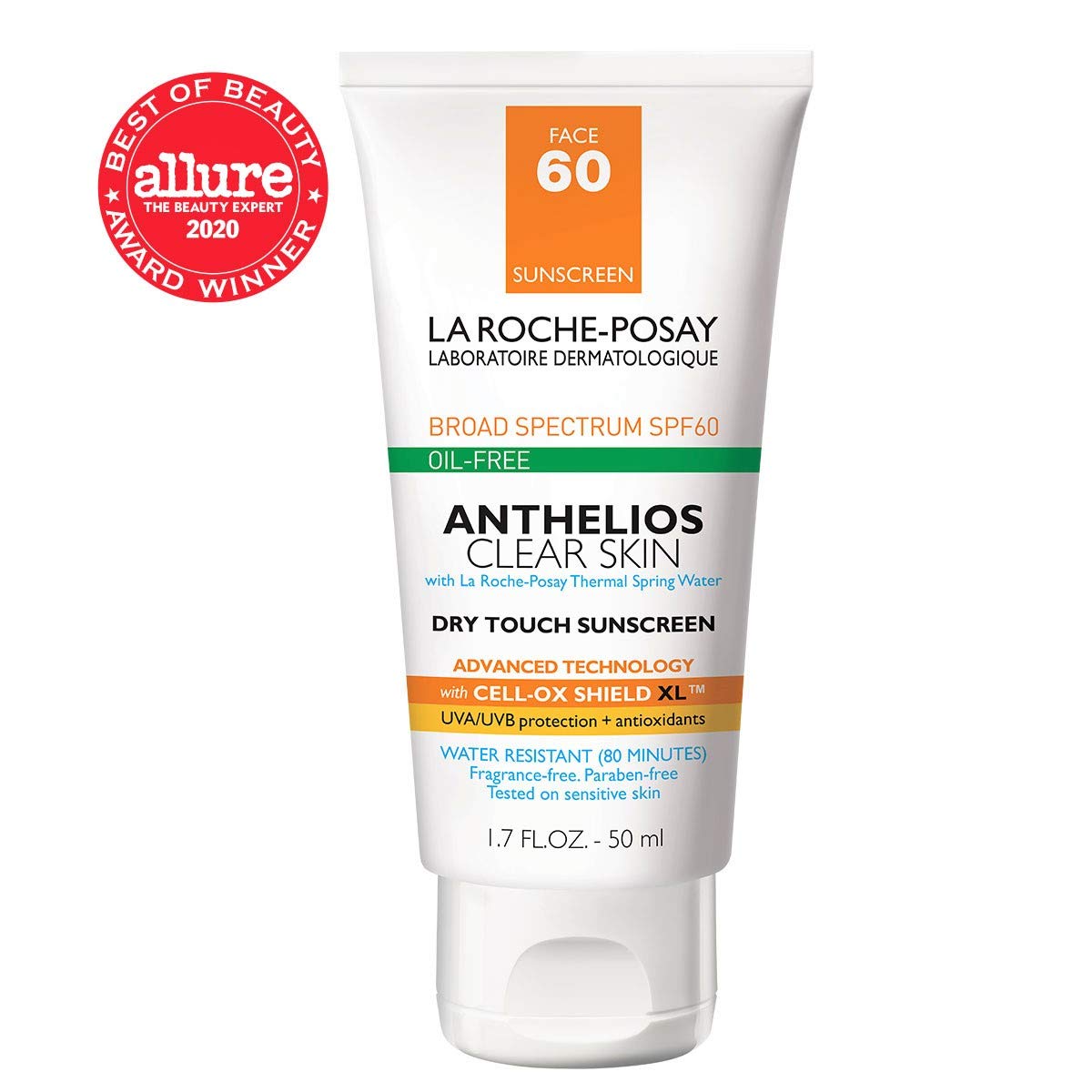 anthelios clear skin dry touch sunscreen