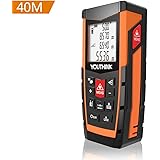 Laser Measure 131Ft Digital Laser Distance Meter with Electronic Level Dual Measuring Button Laser Measuring Device with Pythagorean Mode, Measure Distance, Area and Volume