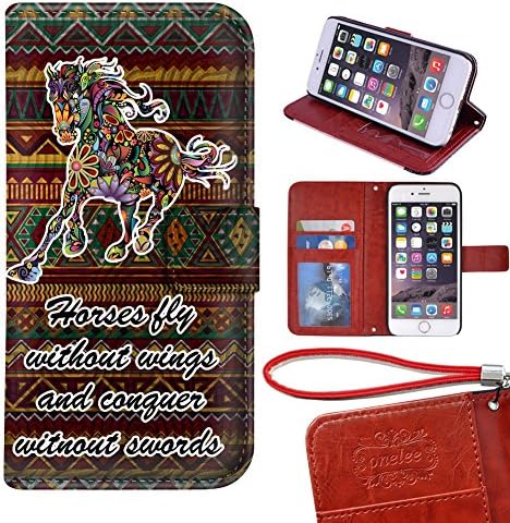 iPhone 6 Plus Case iPhone 6s Plus Case,Horse Pattern PU Leather Wallet Case Cover for iPhone 6 Plus 5.5 with ID Holders