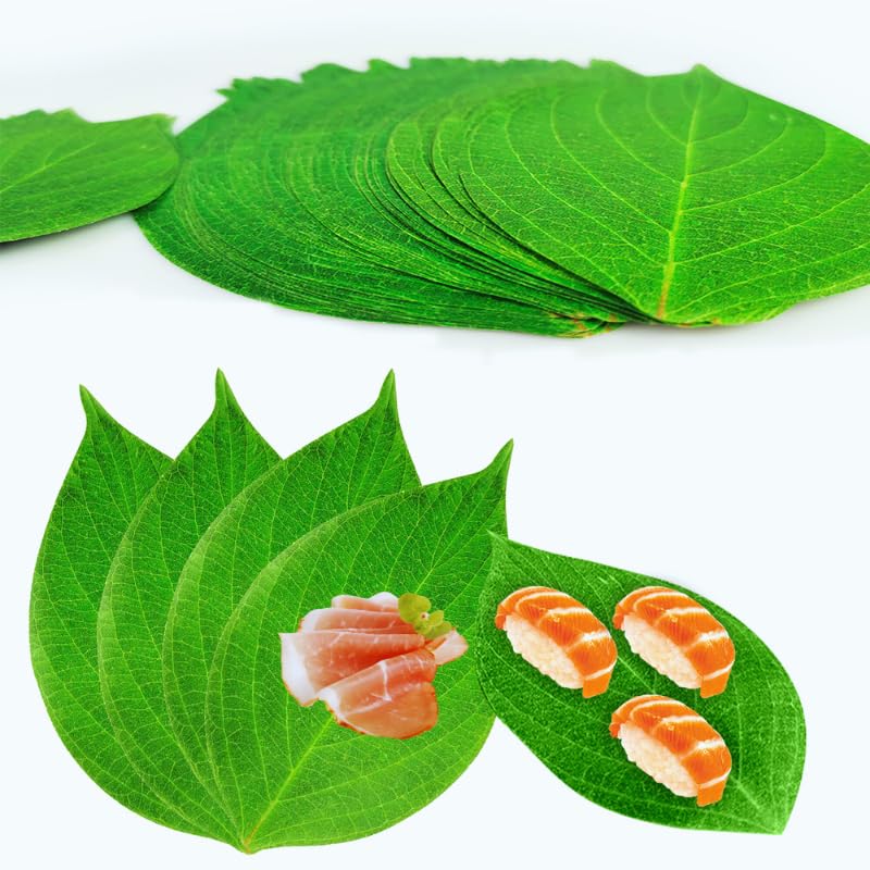 Photo 1 of 100 Pcs Green Leaf Parchment Paper & Cheese Paper – 50 Large (12") & 50 Small (7") for Charcuterie Boards, Perfect for Party Decorations and Holiday Serving