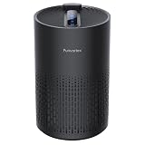 Purivortex Air Purifiers for Home, Quiet HEPA Air Filter for Pollen, Smoke, Dust, Pet Dander, Odor, Hair, Covers Up to 880 Sq Ft (Model: PX500 Black with Fragrance Sponge)