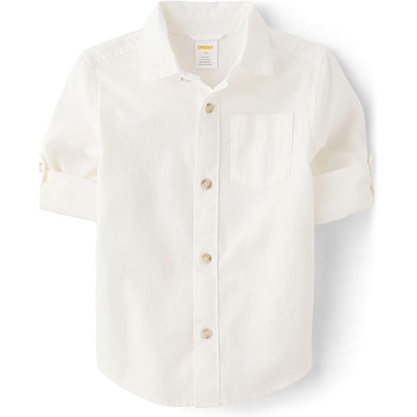 Amazon.com: Boys White Dress Shirt Boys Button Down Shirt Long Sleeve Toddler  Boys Collared Shirts Blanca Camisas de Vestir para Nios Size 6 Months:  Clothing, Shoes & Jewelry