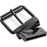 DJCAIZYY 1.5" (38mm-40mm) Belt Buckle Men's Reversible Roller Replacement Belt Buckle Classic