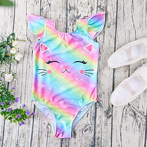 MHJY Girls Gymnastics Leotard Unicorn Ballet Dancewear One-Piece Activewear Bodysuit Athletic Leotards